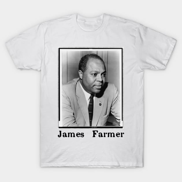 James Farmer Portrait T-Shirt by Soriagk